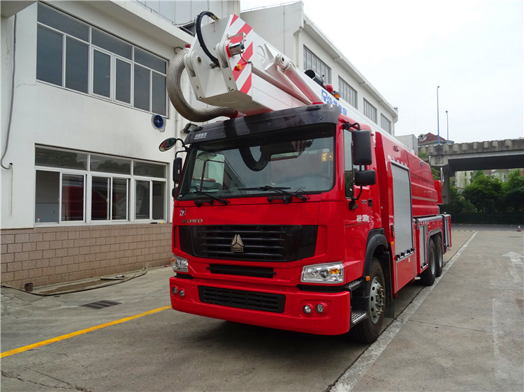 XCMG Official 32m Small Fire Truck JP32C4 multi-functional water and foam tower fire trucks for sale